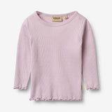 Wheat Main Ripp-T-Shirt L/S Ida T-Shirt 1346 lavender