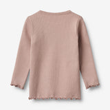 Wheat Main Ripp-T-Shirt L/S Ida T-Shirt 2487 rose powder