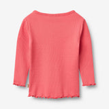 Wheat Main Ripp-T-Shirt L/S Ida T-Shirt 9668 watermelon