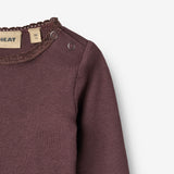 Wheat Main Ripp-T-Shirt L/S Reese T-Shirt 3030 fudge