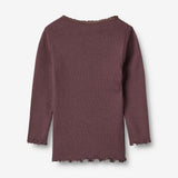 Wheat Main Ripp-T-Shirt L/S Reese T-Shirt 3030 fudge