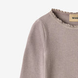 Wheat Main Ripp-T-Shirt L/S Reese T-Shirt 9531 dusty purple