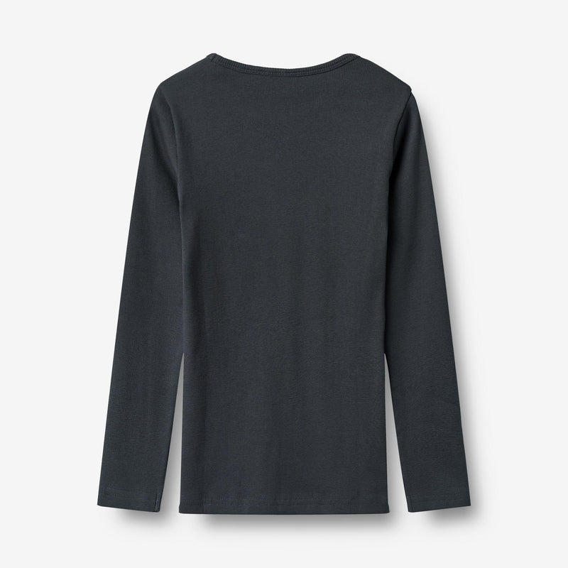 Wheat Main Ripp-T-Shirt L/S Stig Jersey Tops and T-Shirts 1432 navy