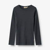 Wheat Main Ripp-T-Shirt L/S Stig Jersey Tops and T-Shirts 1432 navy