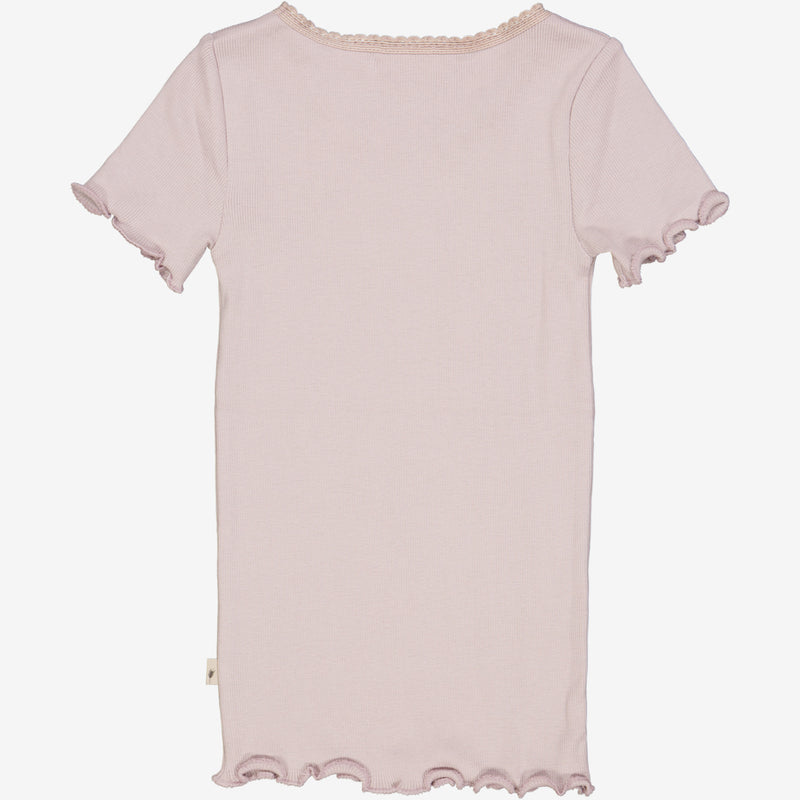 Wheat Main  Ripp-T-Shirt Lace Jersey Tops and T-Shirts 1354 soft lilac