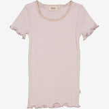 Wheat Main  Ripp-T-Shirt Lace Jersey Tops and T-Shirts 1354 soft lilac