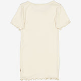 Wheat Main  Ripp-T-Shirt Lace Jersey Tops and T-Shirts 3129 eggshell 