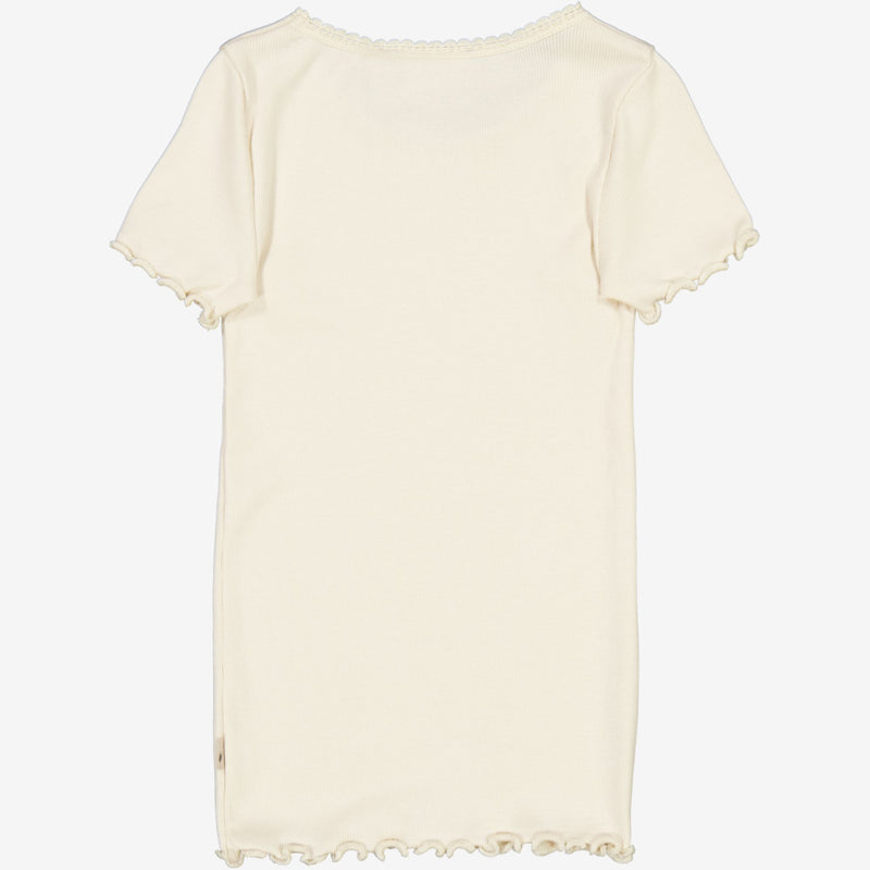 Wheat Ripp-T-Shirt Lace Jersey Tops and T-Shirts 3129 eggshell 