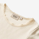 Wheat Main  Ripp-T-Shirt Lace Jersey Tops and T-Shirts 3171 cream