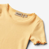 Wheat Main  Ripp-T-Shirt Lace Jersey Tops and T-Shirts 5001 pale apricot