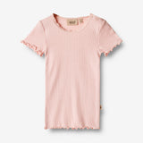 Wheat Main  Ripp-T-Shirt Lace Jersey Tops and T-Shirts 2281 rose ballet