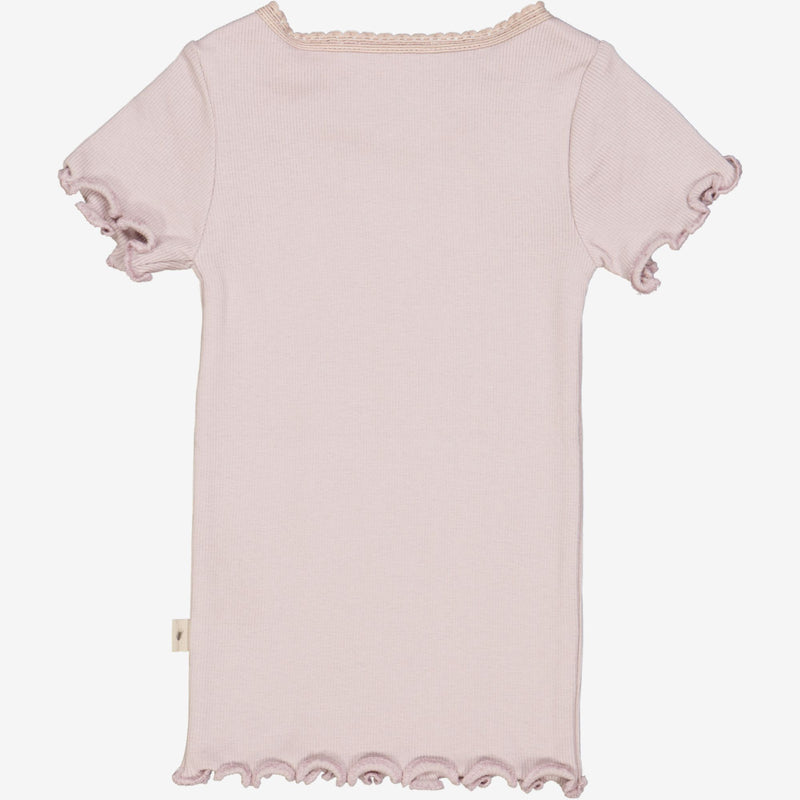Wheat Ripp-T-Shirt Lace | Baby Jersey Tops and T-Shirts 1354 soft lilac
