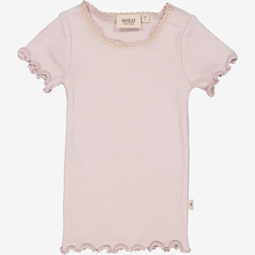 Wheat Main  Ripp-T-Shirt Lace | Baby Jersey Tops and T-Shirts 1354 soft lilac