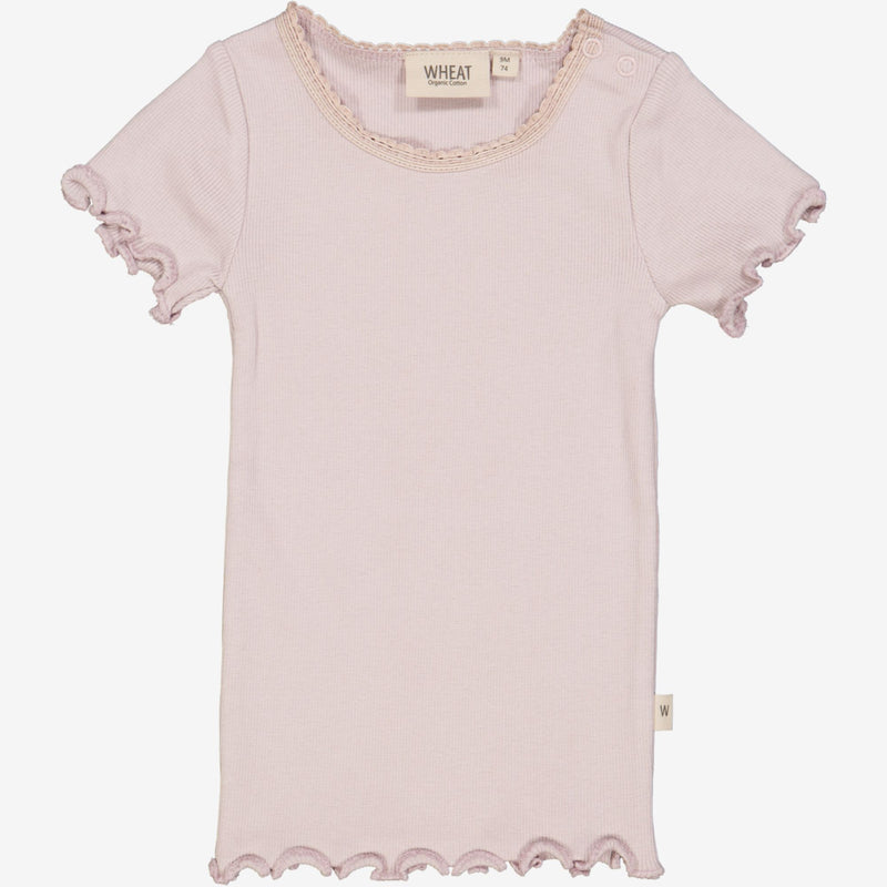 Wheat Ripp-T-Shirt Lace | Baby Jersey Tops and T-Shirts 1354 soft lilac