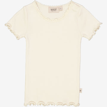 Wheat Main  Ripp-T-Shirt Lace | Baby Jersey Tops and T-Shirts 3129 eggshell 