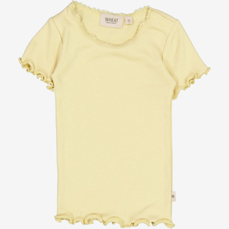 Wheat Ripp-T-Shirt Lace | Baby Jersey Tops and T-Shirts 5106 yellow dream
