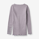 Wheat Main  Ripp-T-Shirt Reese Jersey Tops and T-Shirts 1346 lavender