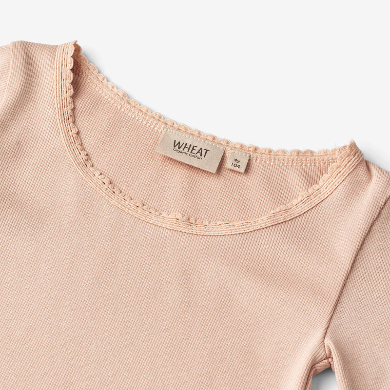 Wheat Main  Ripp-T-Shirt Reese Jersey Tops and T-Shirts 2032 rose dust