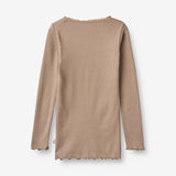 Wheat Main  Ripp-T-Shirt Reese Jersey Tops and T-Shirts 3006 soft brown