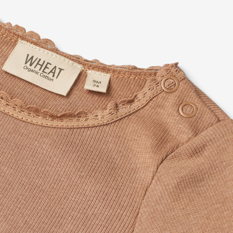 Wheat Main  Ripp-T-Shirt Reese | Baby Jersey Tops and T-Shirts 2121 berry dust