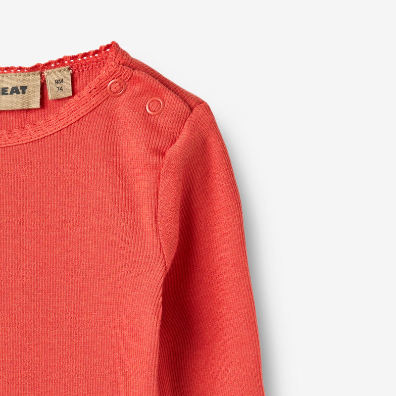 Wheat Main Ripp-T-Shirt Reese | Baby Jersey Tops and T-Shirts 1123 candy red