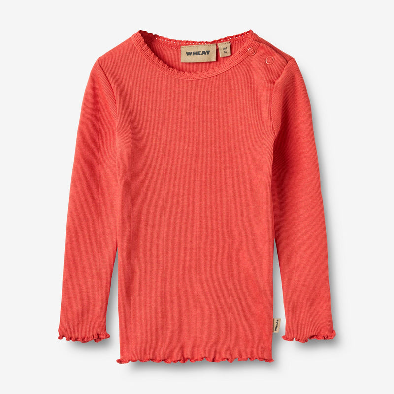 Wheat Main Ripp-T-Shirt Reese | Baby Jersey Tops and T-Shirts 1123 candy red