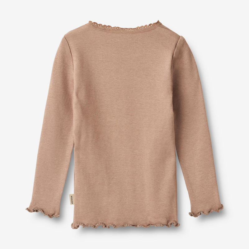 Wheat Main Ripp-T-Shirt Reese | Baby Jersey Tops and T-Shirts 1164 nougat rose