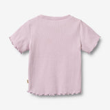 Wheat Main Ripp-T-Shirt S/S Alicia T-Shirt 1346 lavender