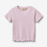Wheat Main Ripp-T-Shirt S/S Alicia T-Shirt 1346 lavender
