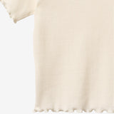 Wheat Main Ripp-T-Shirt S/S Alicia T-Shirt 3182 ivory