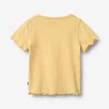 Wheat Main Ripp-T-Shirt S/S Alicia T-Shirt 9425 golden yellow