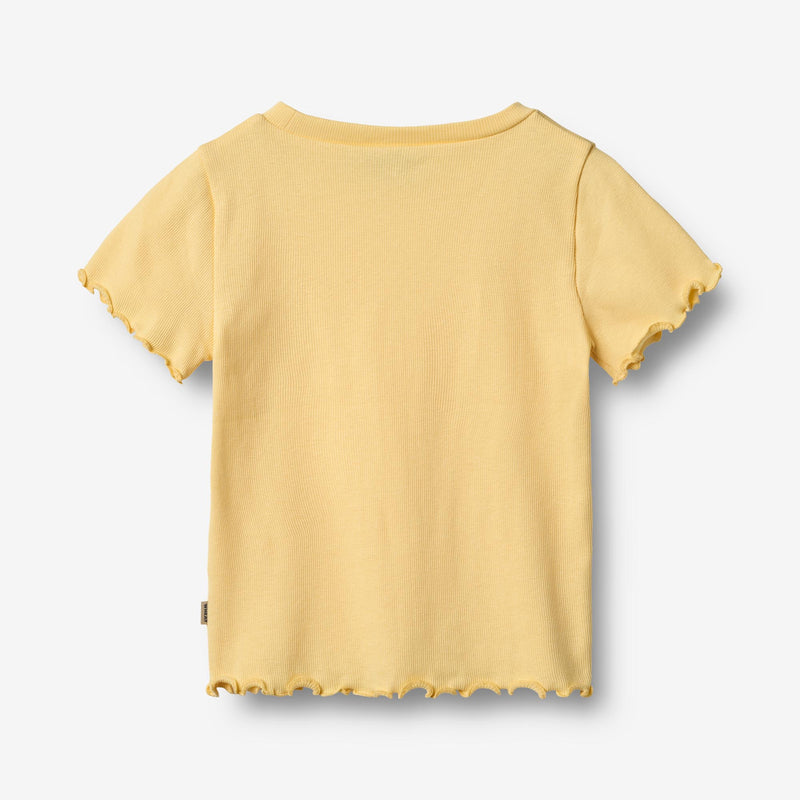 Wheat Main Ripp-T-Shirt S/S Alicia T-Shirt 9425 golden yellow