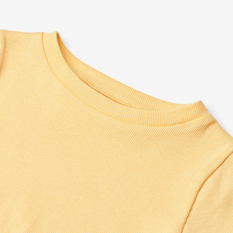 Wheat Main Ripp-T-Shirt S/S Alicia T-Shirt 9425 golden yellow