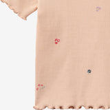 Wheat Main Ripp-T-Shirt S/S Alicia T-Shirt 2475 rose flowers
