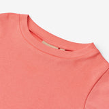 Wheat Main Ripp-T-Shirt S/S Irene Jersey Tops and T-Shirts 2216 light coral