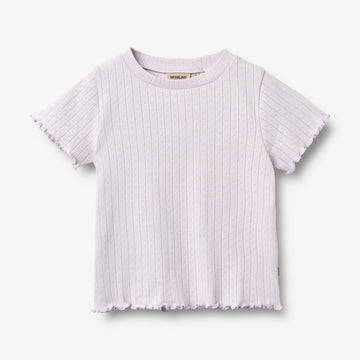 Wheat Main Ripp-T-Shirt S/S Irene T-Shirt 2521 purple light