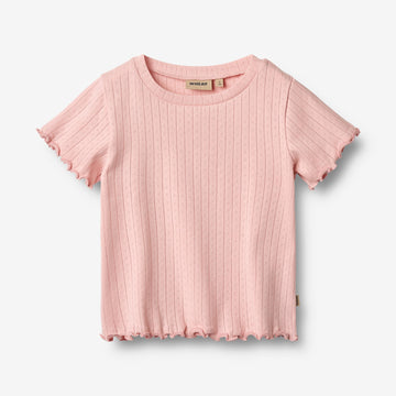 Wheat Main Ripp-T-Shirt S/S Irene T-Shirt 9437 rose sprinkle