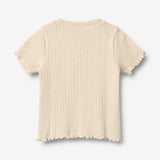 Wheat Main Ripp-T-Shirt S/S Irene T-Shirt 9629 almond peach