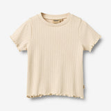Wheat Main Ripp-T-Shirt S/S Irene T-Shirt 9629 almond peach