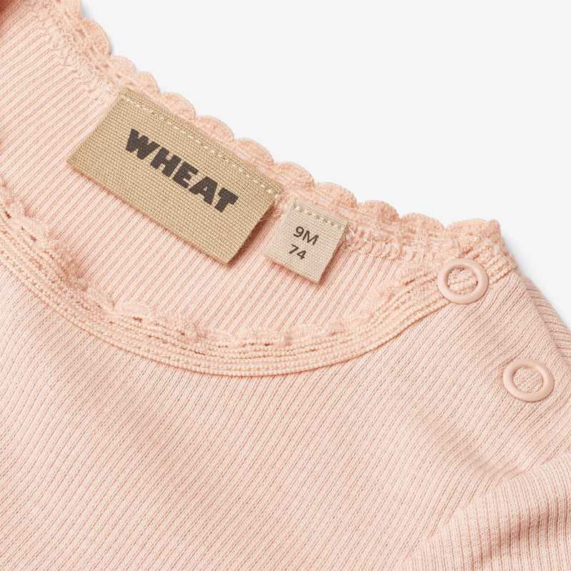Wheat Main Ripp-T-Shirt S/S Katie T-Shirt 2400 powder