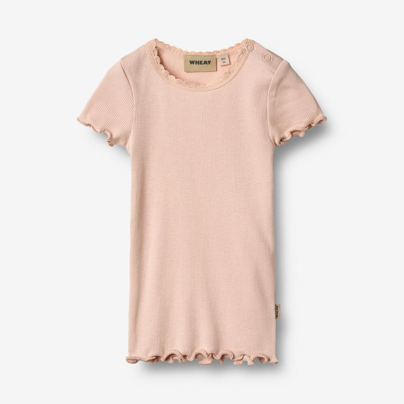 Wheat Main Ripp-T-Shirt S/S Katie T-Shirt 2400 powder