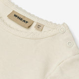 Wheat Main Ripp Body S/S Spitze Elisa Underwear/Bodies 3182 ivory 