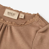 Wheat Main  Rippen-Body Lotta | Baby Underwear/Bodies 2121 berry dust