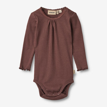 Wheat Main Rippen-Body Lotta Underwear/Bodies 3118 eggplant