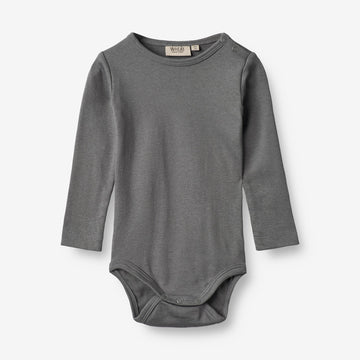 Wheat Main  Rippen-Body Peter | Baby Underwear/Bodies 1525 autumn sky