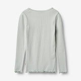 Wheat Main Rippen-T-Shirt L/S Reese T-Shirt 1560 soft blue