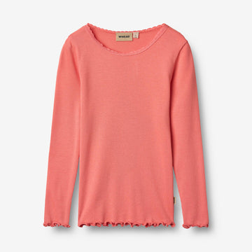 Wheat Main Rippen-T-Shirt L/S Reese T-Shirt 2216 light coral