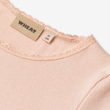 Wheat Main Rippen-T-Shirt L/S Reese Jersey Tops and T-Shirts 2400 powder