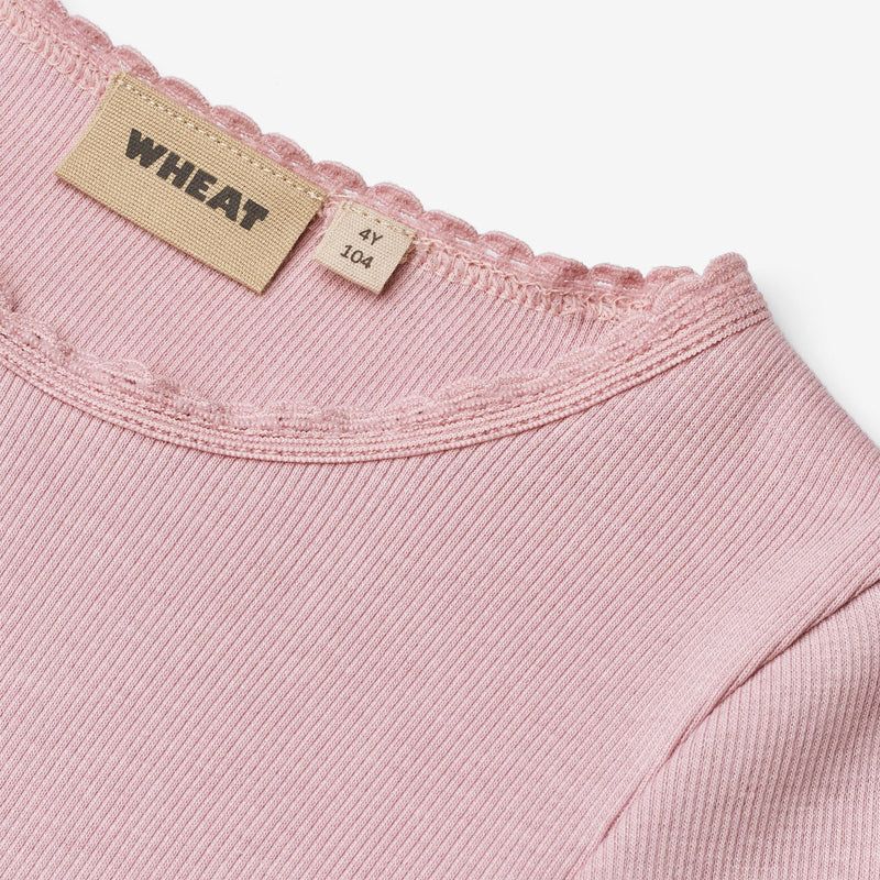 Wheat Main Rippen-T-Shirt L/S Reese Jersey Tops and T-Shirts 9428 lavender mist