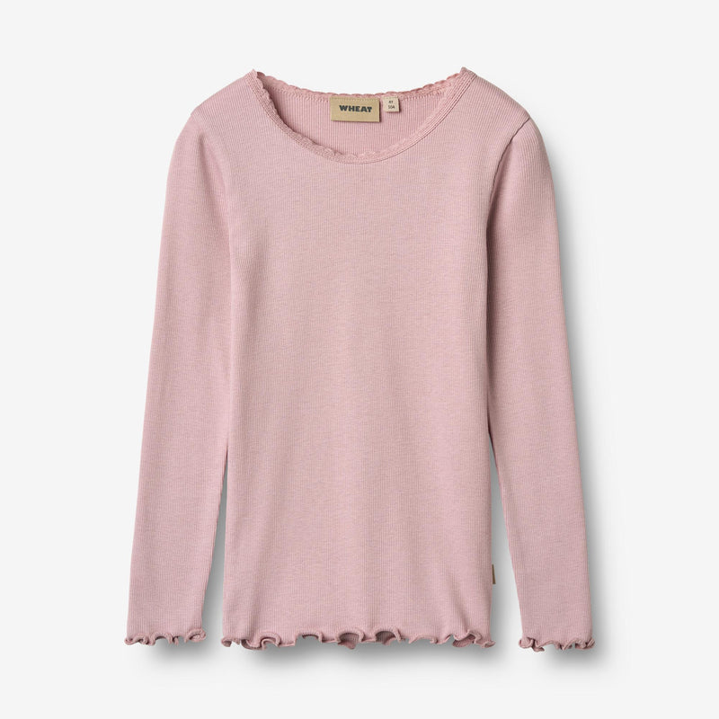 Wheat Main Rippen-T-Shirt L/S Reese Jersey Tops and T-Shirts 9428 lavender mist